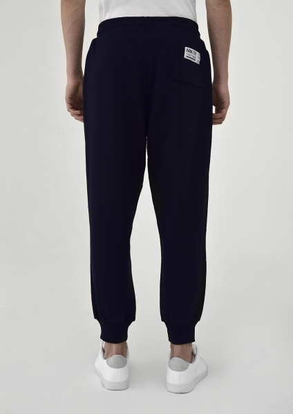 Dark Blue Sports Pants. Male
