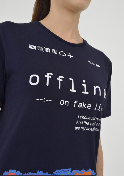 Футболка Offline. Female.